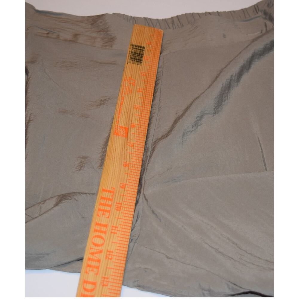 Rachel Zoe Pants Womens Small Sage Green Crinkle Wide Leg Pull On Rayon - Picture 9 of 10